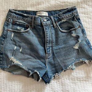Abercrombie High Rise Mom Shorts